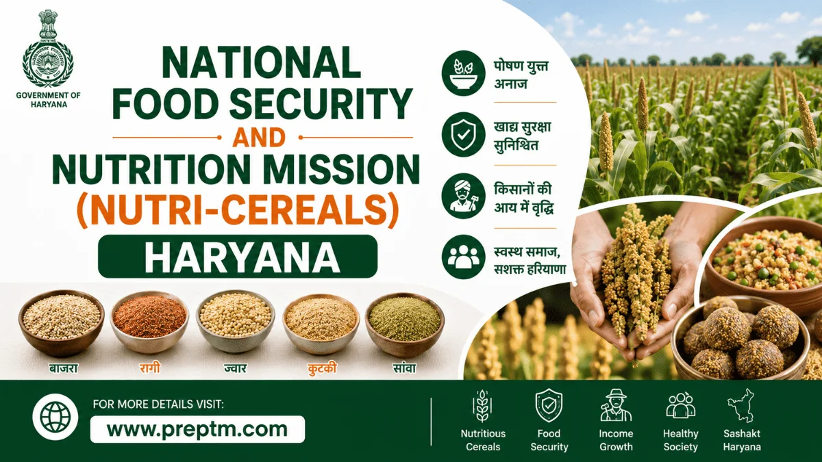 National Food Security and Nutrition Mission (Nutri-Cereals) - Haryana